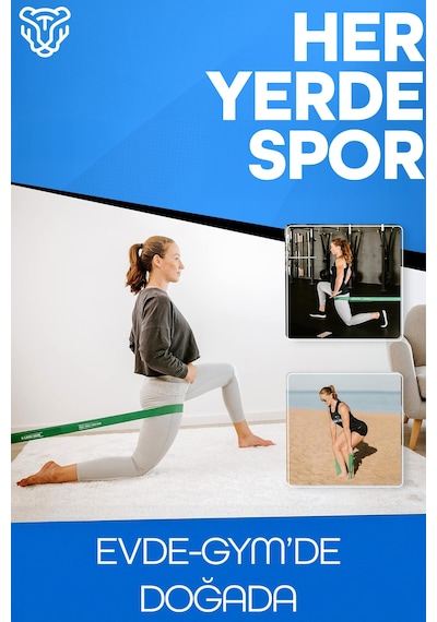 25 + 35 + 45 Kg 3'lü Set Barfiks Lastiği Gym Resistance Band Antrenman Kas Geliştirme Bandı