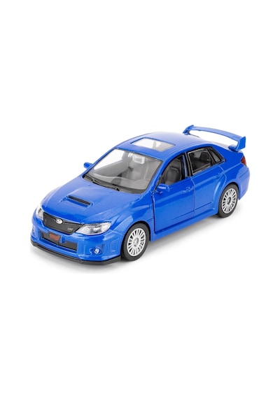 Uzak Doğu Serisi Subaru Wrx Stı Mavi Açılır Kapılar Diecast Metal Model Araba 11 Cm 1:32