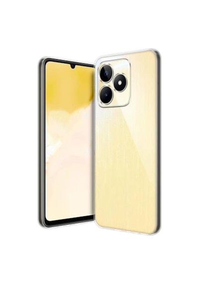 Realme C53 Uyumlu Kılıf Lüx Şeffaf Silikon