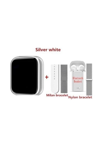 Akıllı Saat 99 Smartwatch + Kulaklık Dokunmatik Türkçe Menü Arama Cevaplama Kablosuz Şarj