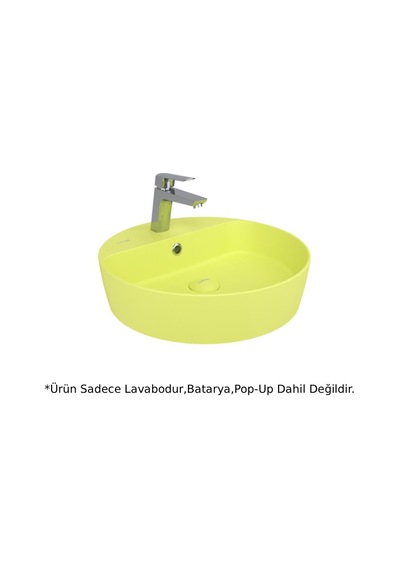 Creavit LP146 Loop Yuvarlak Çanak Lavabo Neon 45 CM