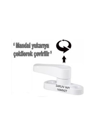 Koru Kilit Çocuk Emniyet Kilidi Zamak Metal - Beyaz Diğer