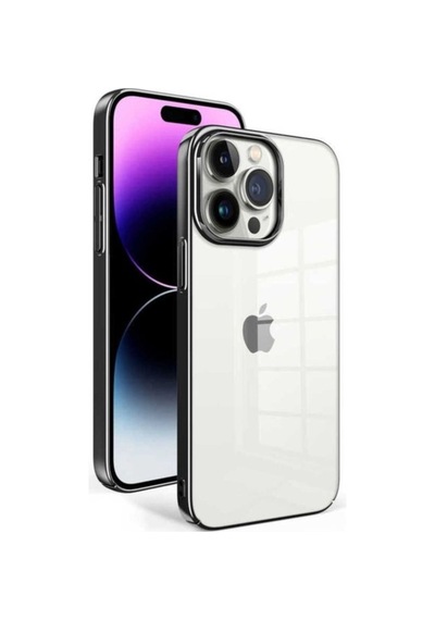 Apple Uyumlu iPhone 14 Pro Max Kılıf Zore Sun Kapak Siyah