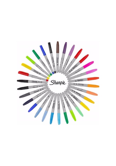 Sharpie Markör Permanent Fine Kertenkele 30'lu 2061335