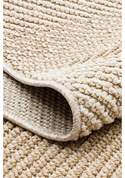 Soho Sh 08 Beige Hav Vermeyen Özel Ipler Ile Üretilen Etnik Örgü Desenlere Sahip Makine Halısı