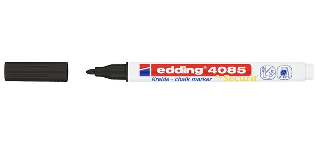E-4085 Cam Kalemi Siyah Siyah