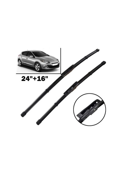 Renault Megane 3 Araca Özel Ön Cam Silecek Süpürgesi 2009--2015