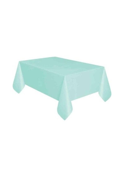 Düz Makaron Yeşil Masa Örtüsü 120x180 Cm