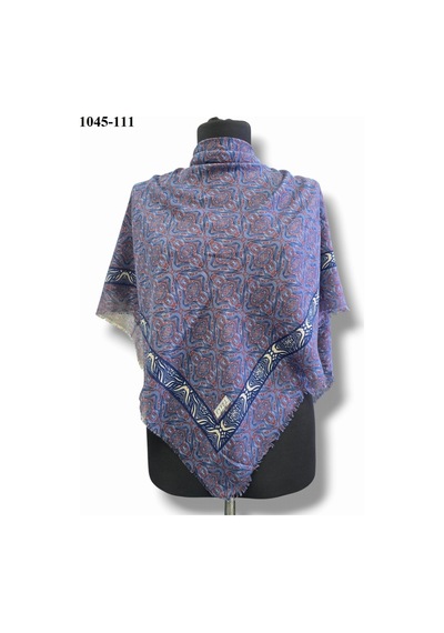 Eyfel Eşarp Eyfel Desenli Dimi Pamuk Eşarp 1045-111 Çok Renkli