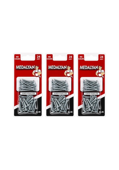 288 Adet 3.5x30 12x24pcs Sunta Vidası 5468