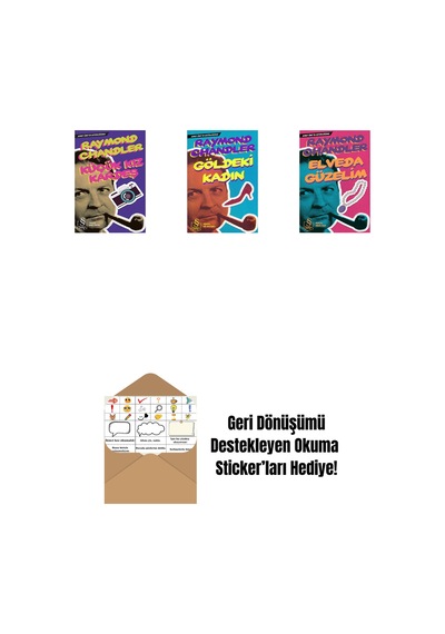 Küçük Kız Kardeş + Göldeki Kadın Cep Boy + Elveda Güzelim Cep Boy + Okuma Sticker'ları