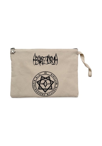 Burzum Demo ii Krem Clutch Astarlı Cüzdan / El Çantası Krem