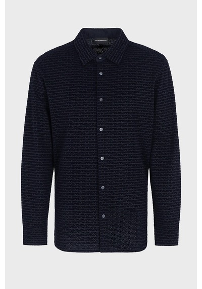 Emporio Armani Erkek Gömlek Em001537 Af10017 Fb229 Lacivert Lacivert