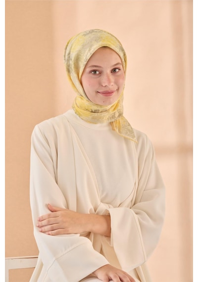 Silk Home Soft Eşarp 73095-11 Sarı, Butter Yellow, Limon Küfü