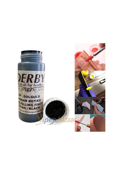 Derby Dolgulu Mat Deri Kenar Boyası 100 Ml