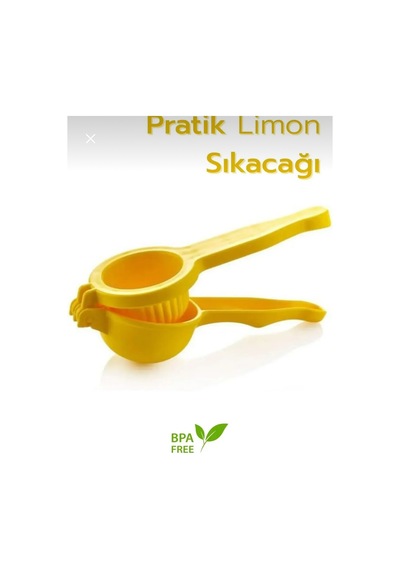 Pratik Limon Sıkacağı Plastik Bpa Free Sert Plastik Diğer