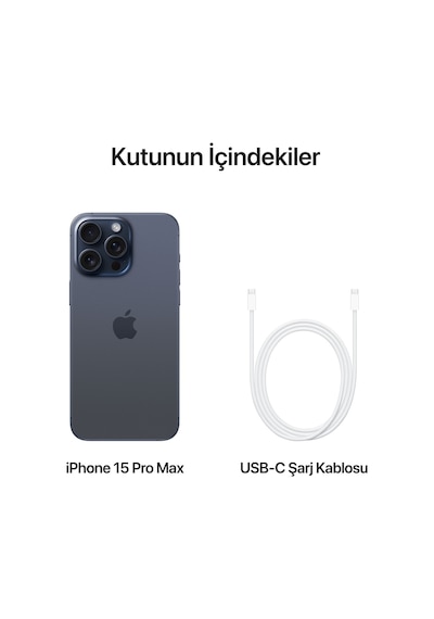Apple iPhone 15 Pro Max 512 GB (Apple Türkiye Garantili)