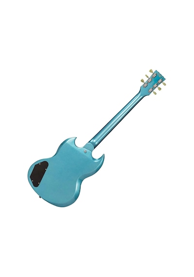 Vintage Vs6 Reissued Vibrola Tailpiece Elektro Gitar - Gun Hill Blue