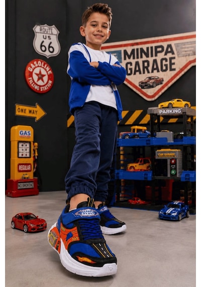 Minipa Garaj Tabanlı, Çift Metal Arabalı, Ortopedik Çocuk Spor Ayakkabı Sax Mavi - Orange Minipa Garaj Tabanlı, Çift Metal Arabalı, Ortopedik Çocuk Spor Ayakkabı Sax Mavi - Orange