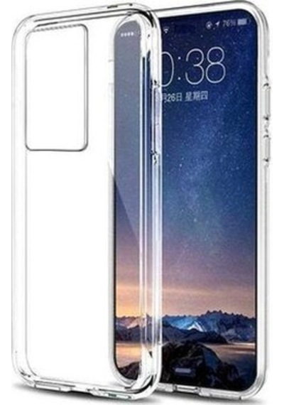 Huawei P40 Pro İle Uyumlu Kılıf Şeffaf Esnek Silikon Telefon Kılıfı Kapak
