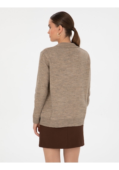 Pierre Cardin Kadın Bej Kazak /triko 50317226-vr011 Bej