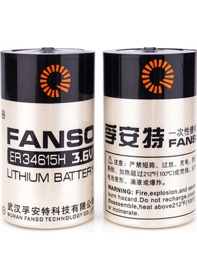 Fanso Er34615h 3.6v D Size Lithium Pil Li-socl2