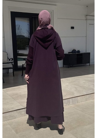 Rabia Şamlı Ada Modal Kap Mürdüm Çok Renkli