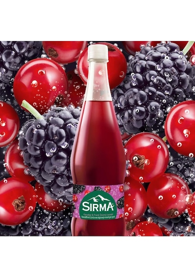 Sırma B Vitaminli Karadut & Frenk Üzümü Aromalı Doğal Maden Suyu 1 Lt X 6 Adet