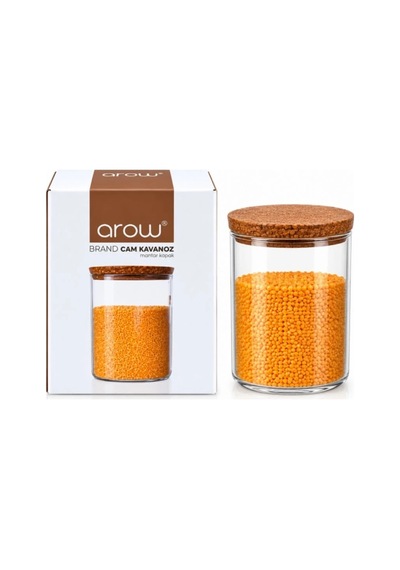 Küçük Cam Kavanoz 800 Ml Altın
