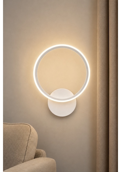 AvizeGO Tisa Modern Led Duvar Apliği Günışığı Beyaz