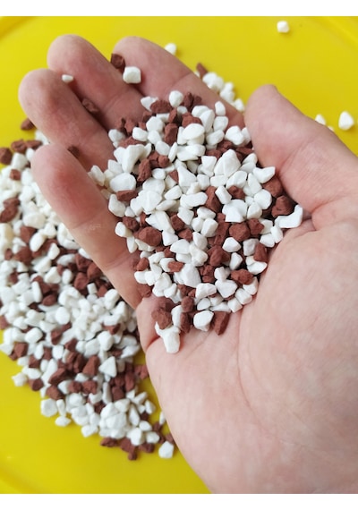 Pro-24 5mm Akvaryum Kumu Kırmızı Beyaz Kum 8.5kg