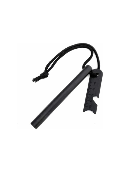 Valkyrie 10cm Boy 1cm En Full Magnezyum Ateş Başlatıcı Bar -%100 Katkısız Alüminyum İçermez Fire Starter Siyah Çok Renkli