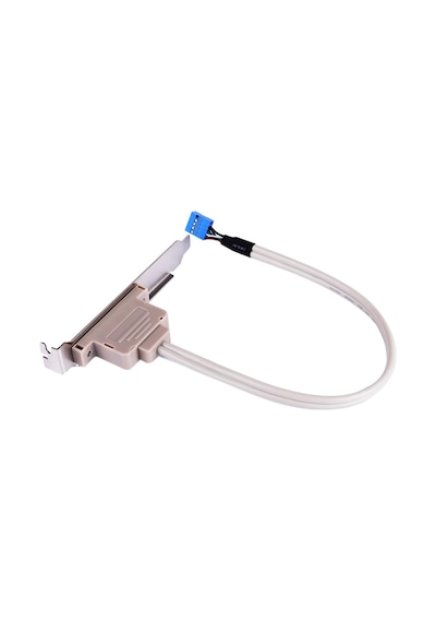 Alfais 5081 Anakart 9 Pin Pci Kasa İçi Usb 2 Port Kablosu Hub Çoklaycı