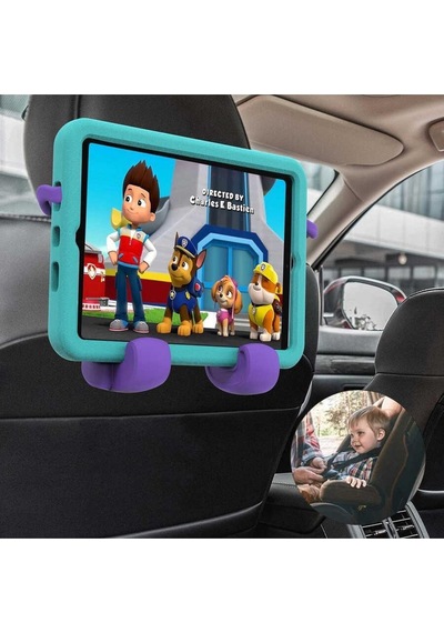 Apple Uyumlu iPad 10.2" 2021 9.nesil Fuchsia Eva Boxer Yumuşak Kılıf Korumalı Kapak