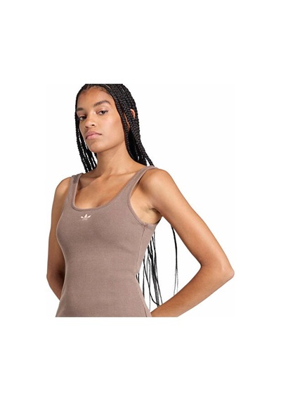 Adidas Ess Rib Dress Kadın Günlük Elbise Ke3167 Kahverengi