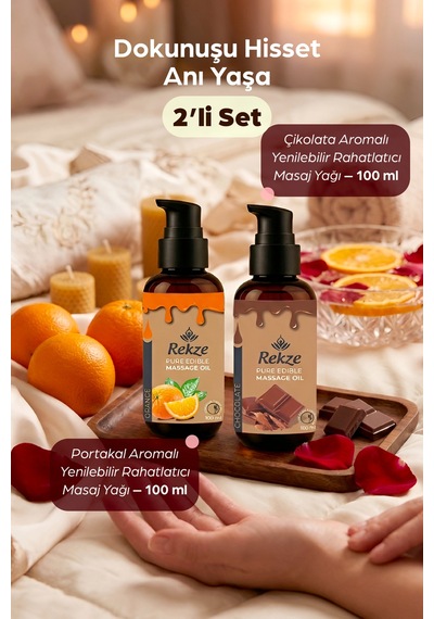 Çikolata & Portakal Aromalı Masaj Yağı 100 Ml Aromaterapi, Nemlendirici, Rahatlatıcı - 744997298