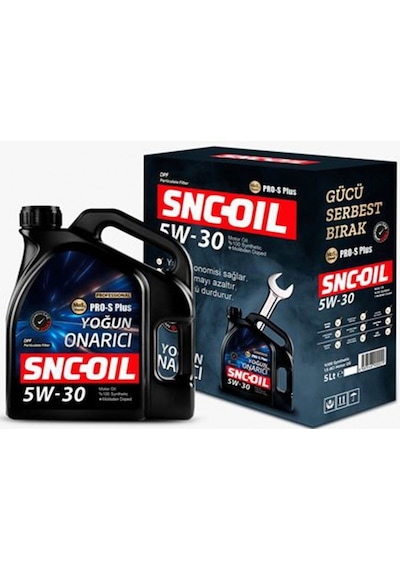 Snc Oil Pro-S Plus 5W-30 Yoğun Onarıcı Motor Yağı 5 L