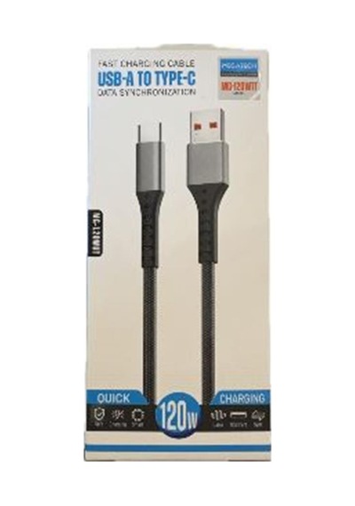 Megatech Mt-120wt Hasır 120w Usb To Type-c Data Kablosu