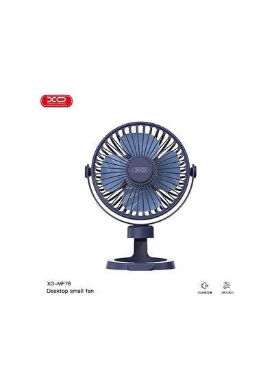 Mf78 Taşınabilir 1200mah Şarjlı Masaüstü Mini Fan 360 Dönebilir Sessiz Telefon Tutuculu Vantilatör 11083606
