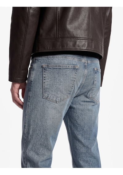 Koton Pamuklu Normal Bel Cepli Straight Fit Jean Pantolon - Mark Jean İndigo Stone 7wam40122nd İndigo - Taş