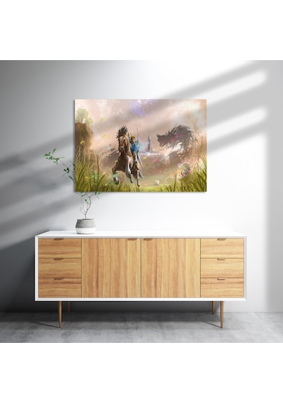 Cakasepetim Vahşi Zelda Nefesi Efsanesi Görseli Ahşap Mdf Tablo