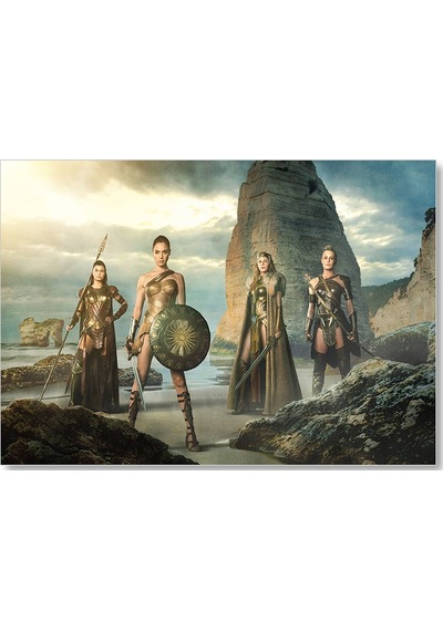 Cakasepetim Wonder Woman Ve Savaşçı Kadınlar Ahşap Mdf Tablo