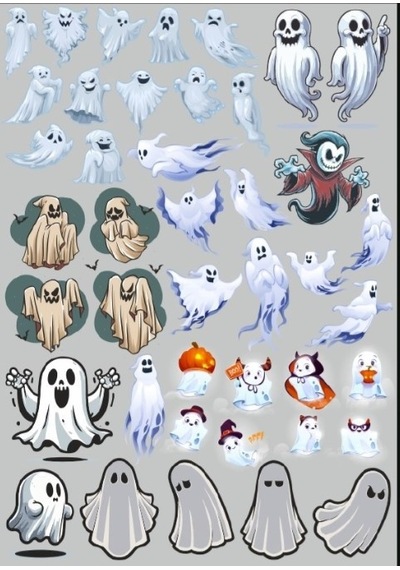 Hayalet Sticker Set