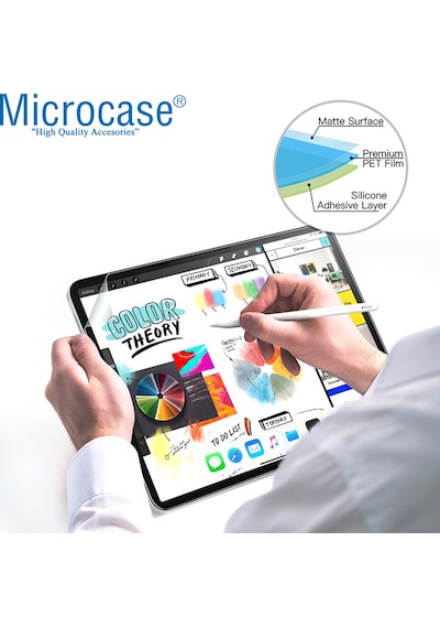 Samsung Uyumlu Tab S7 Plus T970 T976 Paper Like Kağıt Hissi Ekran Koruma