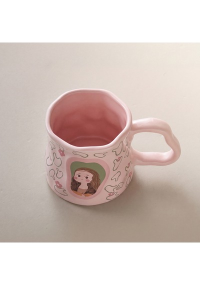 Karaca Canvas Pembe Kupa 380 Ml