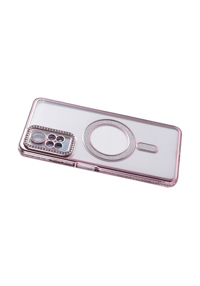 Xiaomi Redmi Note 12 Pro 4g Uyumlu Joke Simli Magneticsafe Kılıf - Pembe