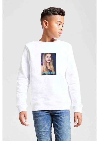 Tshirthane Riverdale Polly Cooper Baskılı Unisex Çocuk Beyaz Sweatshirt (534755787) Beyaz
