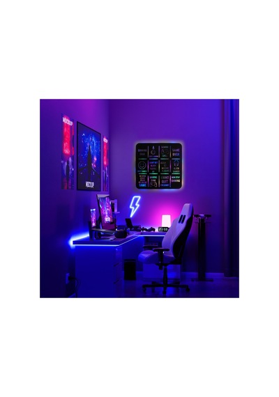 Led Işıklı Gameing Diva Dekoratif Tablo Oyun Odası Duvar Dekorlu Gece Lambası Çok Renkli - 737239472 Çok Renkli Led Işıklı Gameing Diva Dekoratif Tablo Oyun Odası Duvar Dekorlu Gece Lambası Çok Renkli - 737239472 Çok Renkli