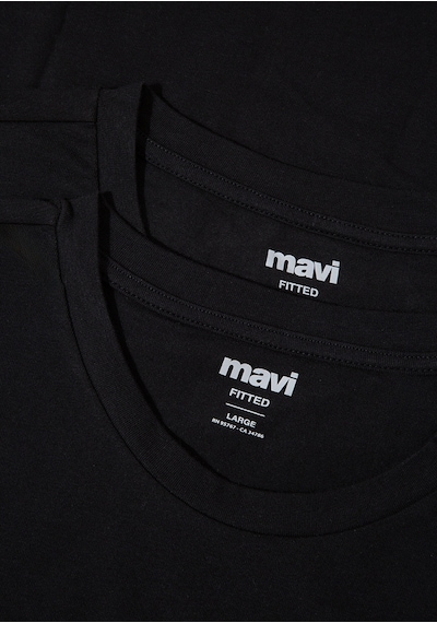 Mavi - 2Li Basic Tişört 0611283-900 Siyah