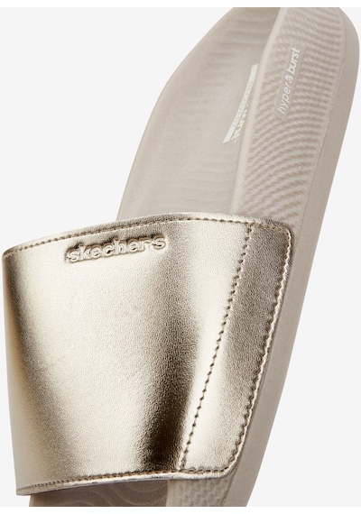 Skechers Hyper Slide - Shine On Kadın Altın Terlik 140431 Gld Altın